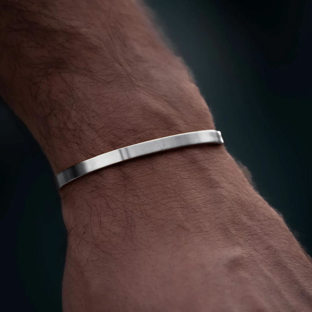 Kylyan mankiet srebrna bransoletka