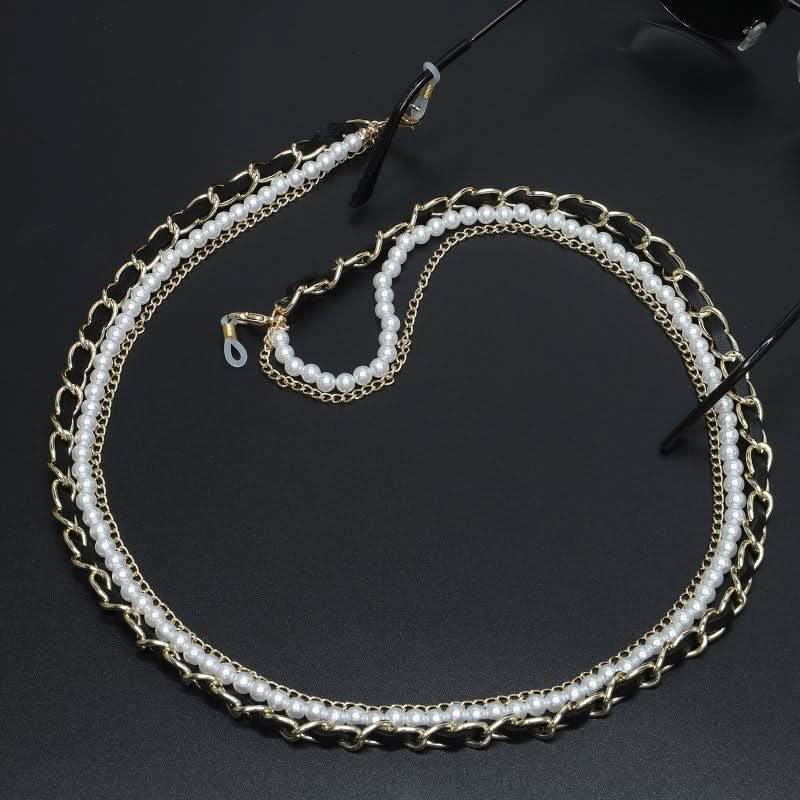 Łańcuszek do okularów z perełkami Kylyan