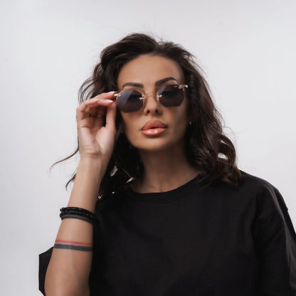 Killua Różowe Złoto Okulary przeciwsłoneczne