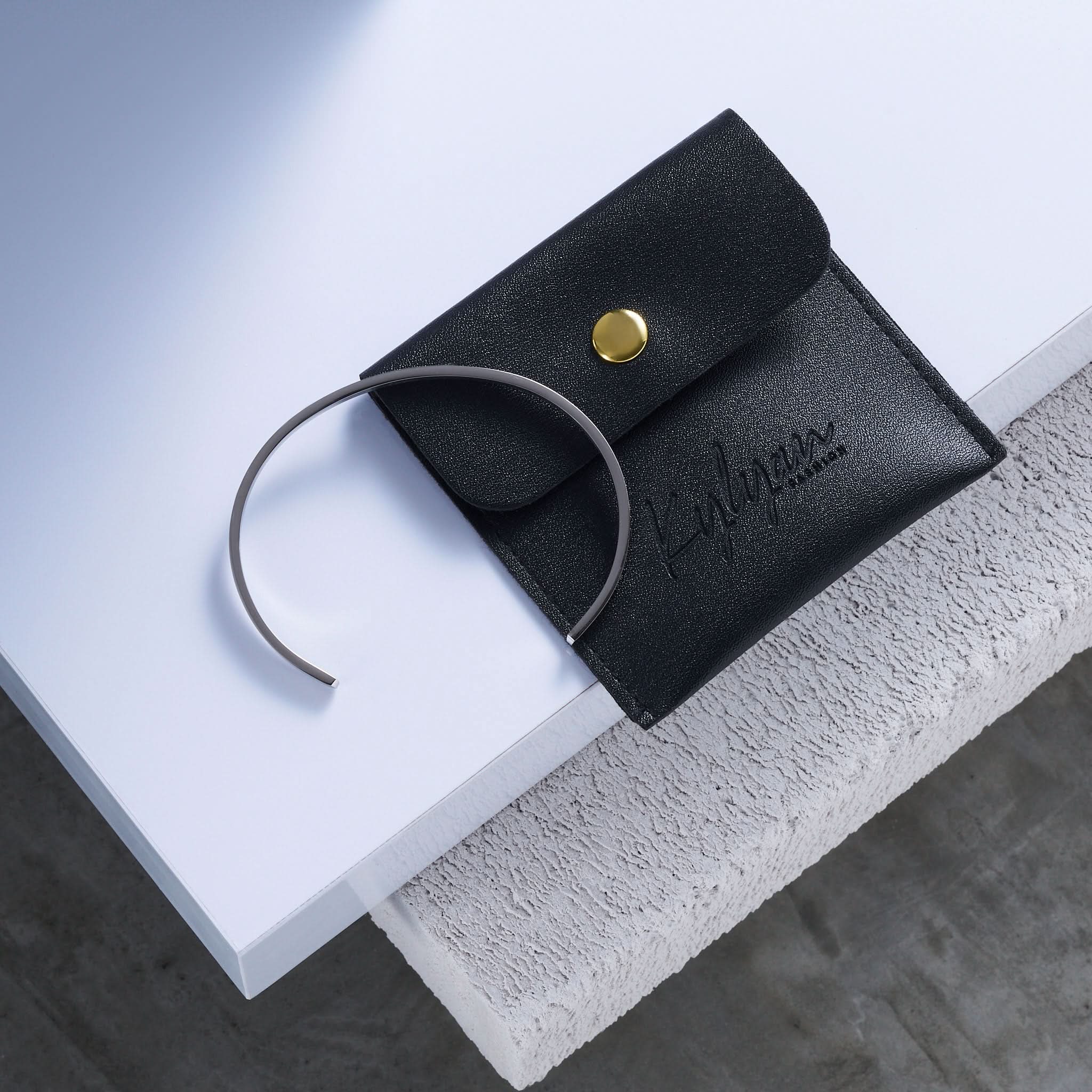 Kylyan mankiet srebrna bransoletka