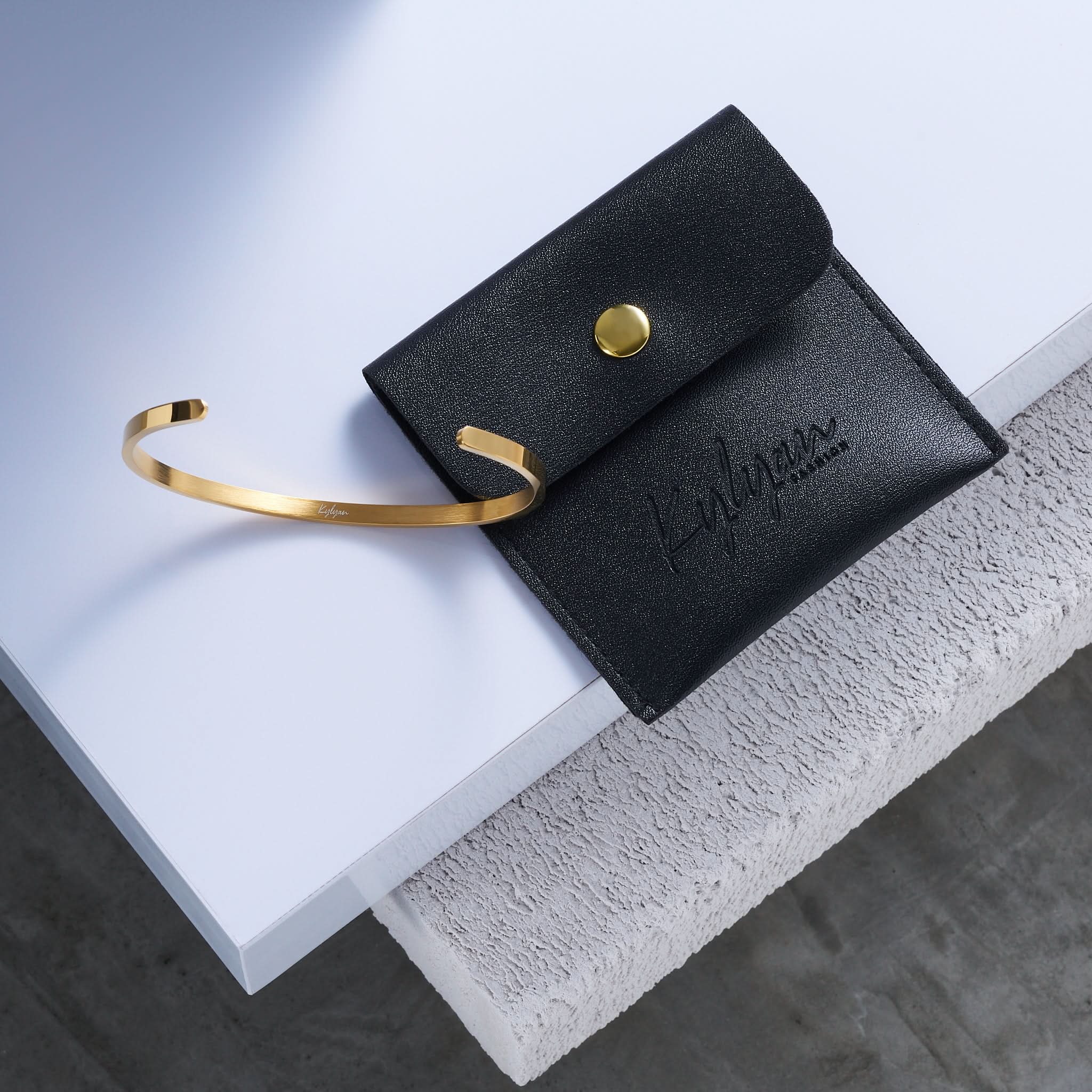 Kylyan Cuff złota bransoleta